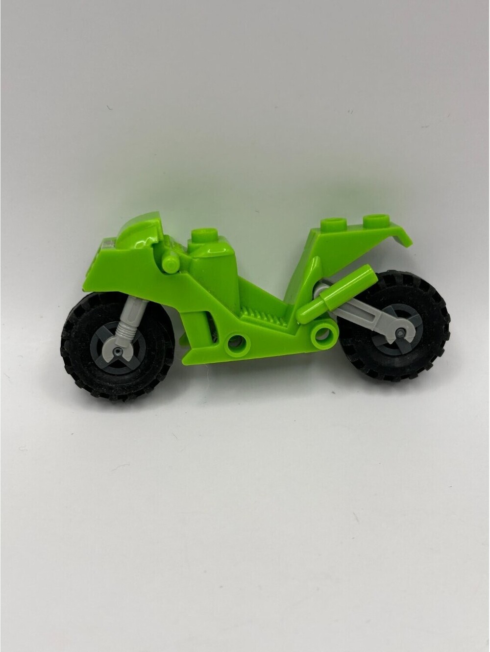 LEGO Lime Green Minifigure Motorcycle Dirt Bike Street Sportbike Vehicle Part